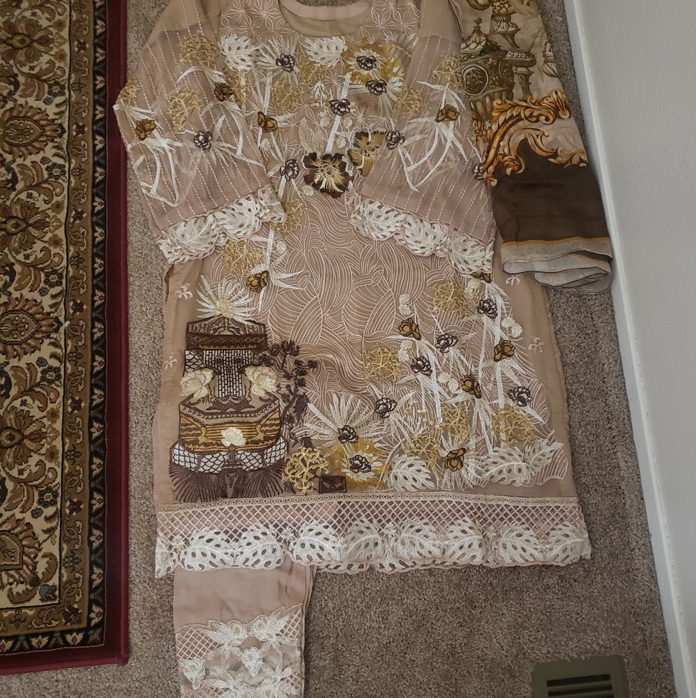 Shalwar kameez and dupatta